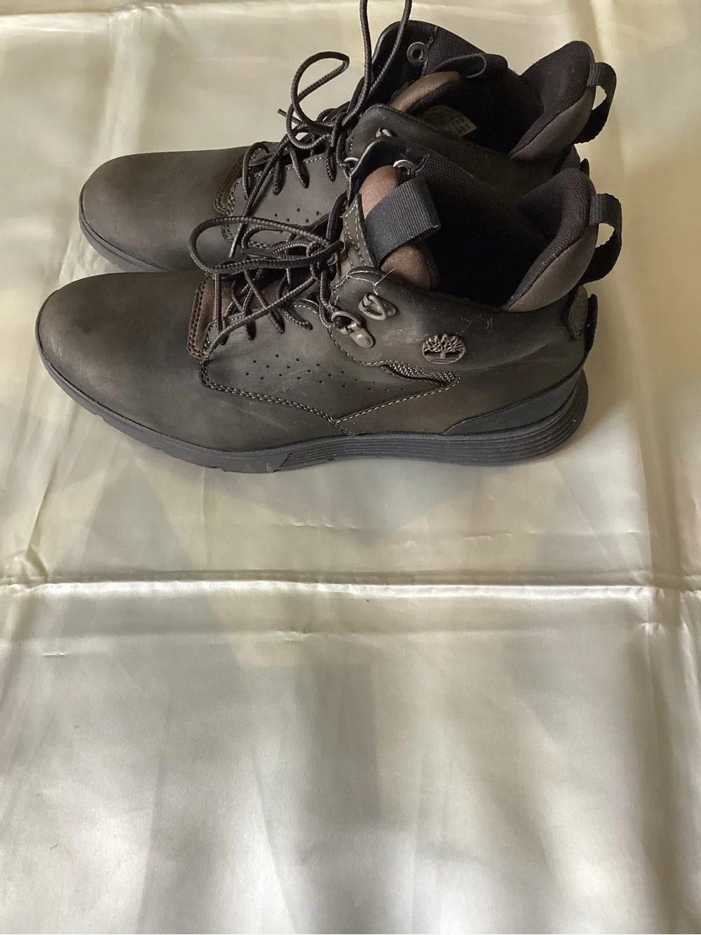 Timberland sensor flex Leather hiking boots men’s size 8, A1946.